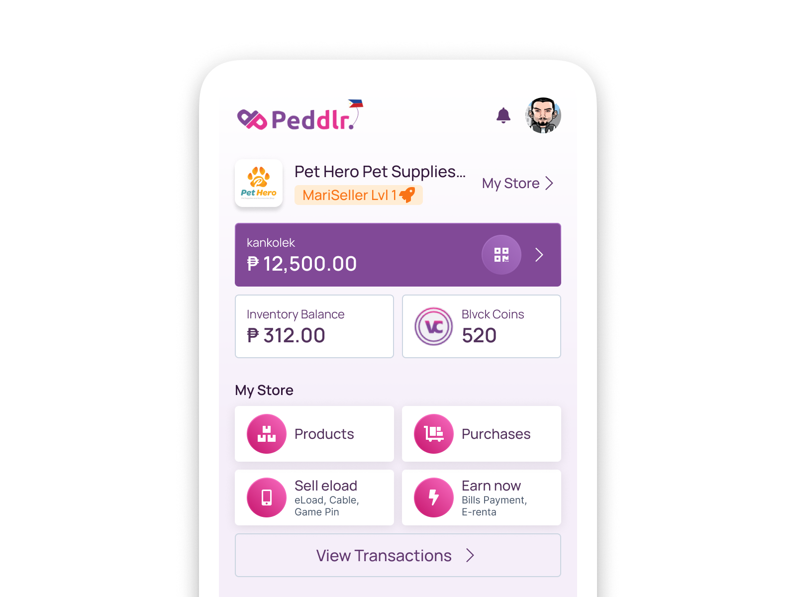 Streamlining a Mobile POS Homepage